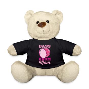 Bass drum mom - Teddy Bear - black - Front