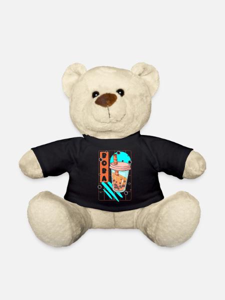 Boba Tapioka - Teddy Bear - black