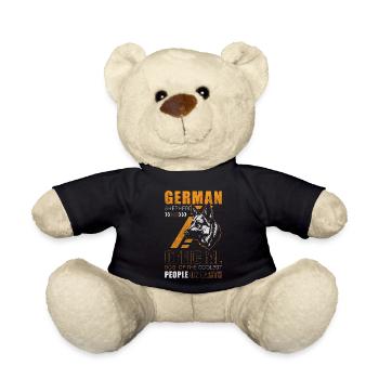 German Shepherd Dog Owner Tracking Dog - Teddy Bear - black - Front