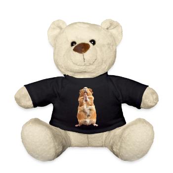 Meerschweinchen - Teddy - Schwarz - Vorne