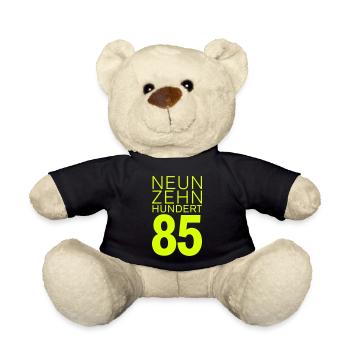 Jahrgang 1985 geboren - Teddy - Schwarz - Vorne