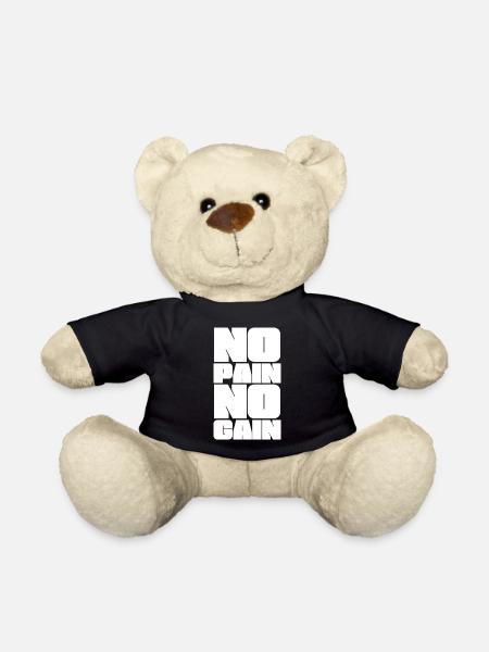 No pain, no gain - Teddy Bear - black
