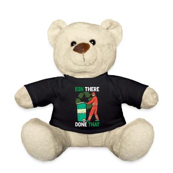 Garbage Day is my favorite day - Teddy Bear - black - Front