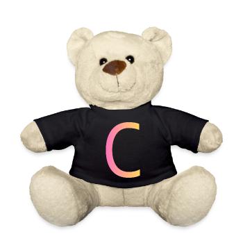 c - Teddy Bear - black - Front