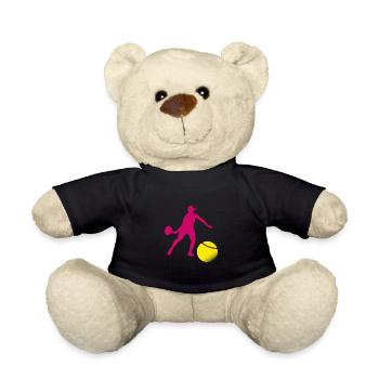 Padel woman - Teddy Bear - black - Front