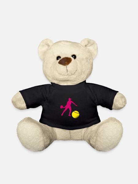 Padel woman - Teddy Bear - black