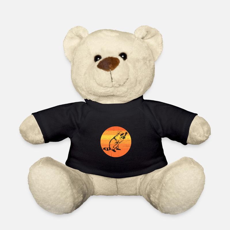 Waschbär - Teddy - Schwarz
