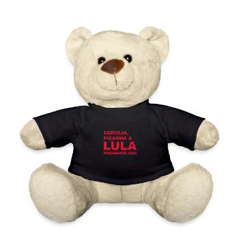 Lula Presidente 2022 - Cerveja, Picanha & Lula 22 - Teddy - Schwarz - Vorne