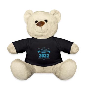 1. Geburtstag Geschenk Unwiderstehlich seit 2022 - Teddy - Schwarz - Vorne