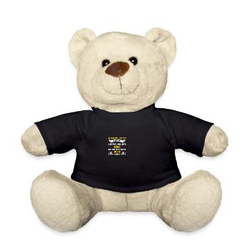 Ne plaisante pas avec un apiculteur t-shirt - Nounours - noir - Devant