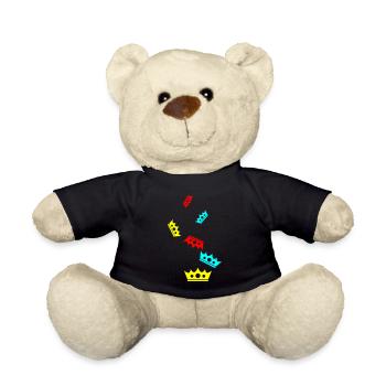Krone Silhouette icon - Teddy - Schwarz - Vorne