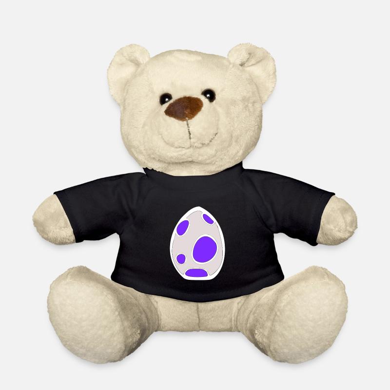 Pocket Monster Ei white - Teddy - Schwarz