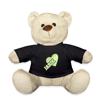 Geschenk für Jarik - Teddy - Schwarz - Vorne