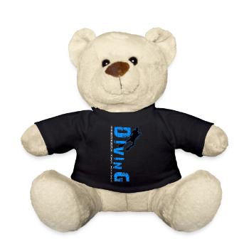 Diving - protects the reefs - Teddy - Schwarz - Vorne