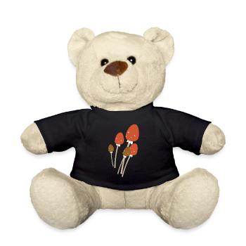 pilze mushrooms fungi veggie gemuese vegetables7 - Teddy - Schwarz - Vorne