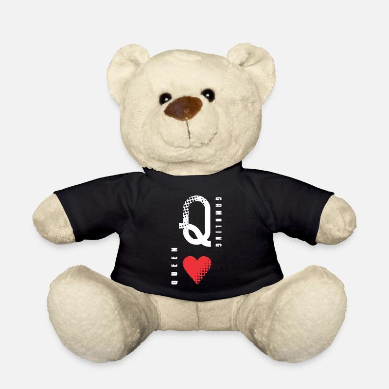 poker - Teddy Bear - black