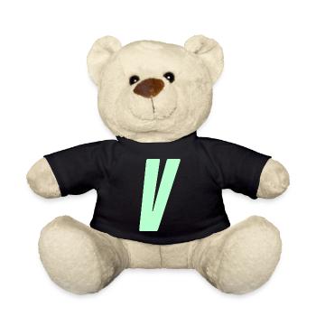 V - Teddy Bear - black - Front