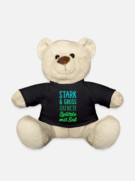 Stark & Groß durch Spätzle mit Soß - Teddy - Schwarz