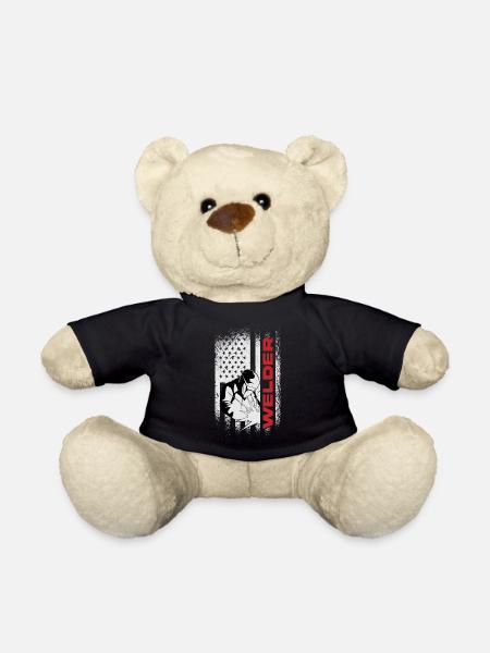 schweißer schweißen - Teddy - Schwarz
