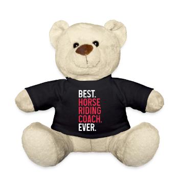 horse riding Design for a horse riding fans - Teddy - Schwarz - Vorne