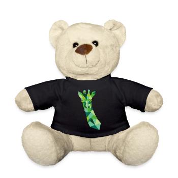 GIRAFFE GRÜN - Teddy - Schwarz - Vorne