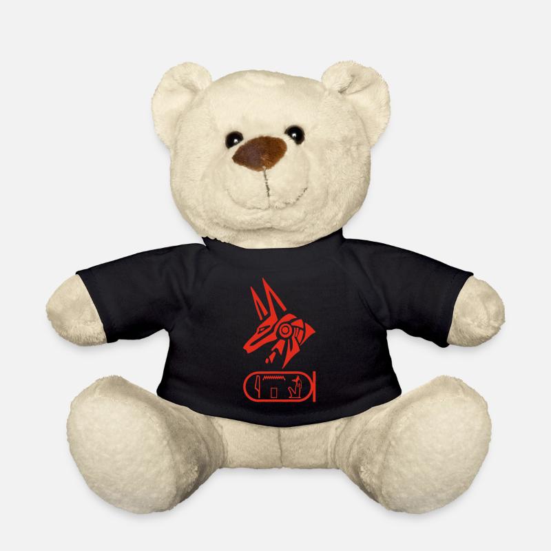 Dieu Anubis (rouge) - Nounours - noir
