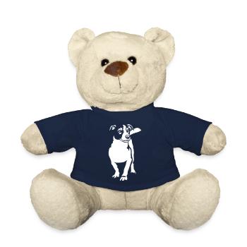 Jack Russell Terrier "Black Edition" - Teddy - French Navy - Vorne