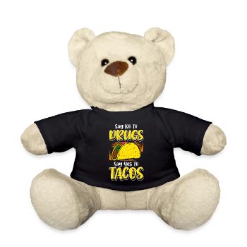 Withdrawal Addicted Straight Edge Joint - Teddy Bear - black - Front