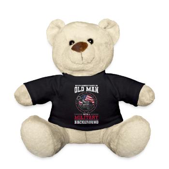 Leopard Kampf Waffen Bundeswehr - Teddy - Schwarz - Vorne