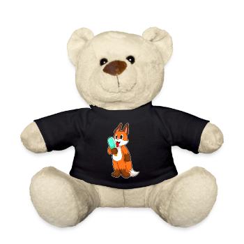 Popsicles de renard - Nounours - noir - Devant