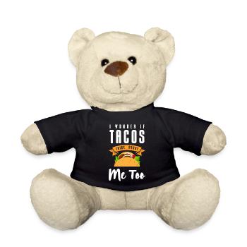 Burrito mexicain affamé - Nounours - noir - Devant