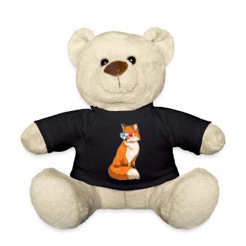Fuchs Glasses - Teddy Bear - black - Front