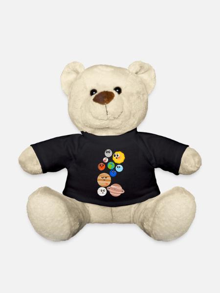 Cute Planets - Teddy - Schwarz