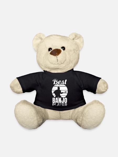 Banjospieler - Teddy - Schwarz