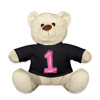 1 - Teddy Bear - black - Front