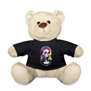 Halloween - Rock & Rainbow - Teddy Bear - black - Front