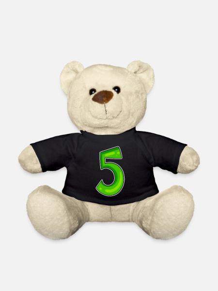 Numéro 5 Numéro Vert - Nounours - noir