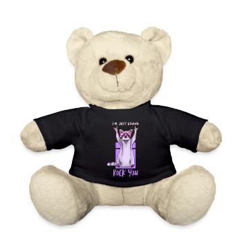 DJ Musik Retro Heavy Metal Hard Rock Punk Vinyl MX - Teddy - Schwarz - Vorne