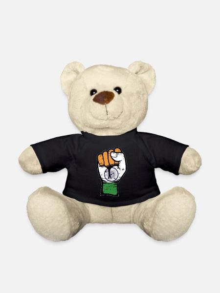 Indien Flagge Faust used - Teddy - Schwarz