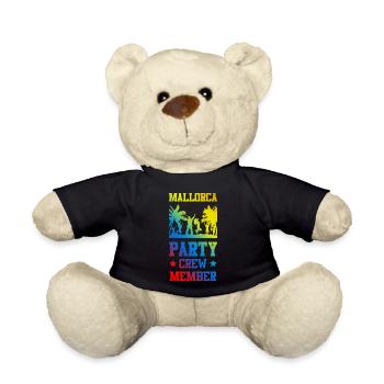Mallorca Party Crew - Teddy - Schwarz - Vorne