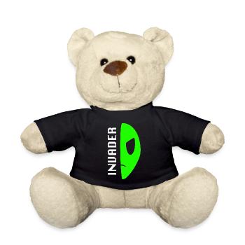 Alien Invader - Teddy Bear - black - Front