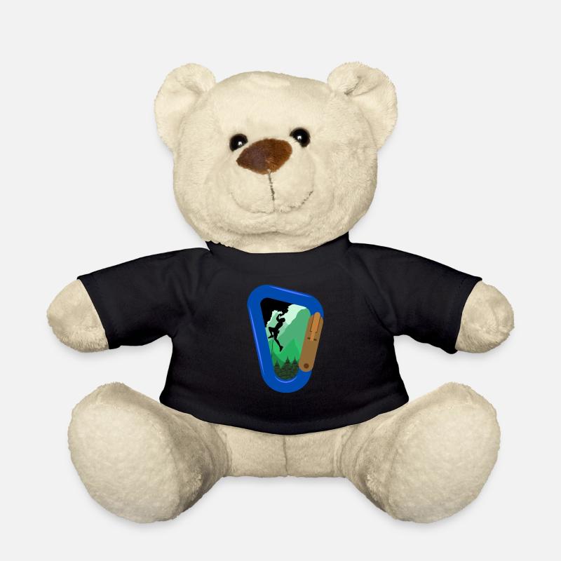 Rock Climbing - Teddy Bear - black