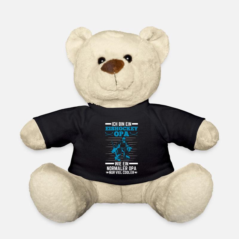 Eishockey Hockey - Teddy - Schwarz