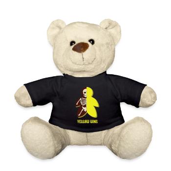 Spielfigur Pöppel Skelett Yellow wins - Teddy - Schwarz - Vorne