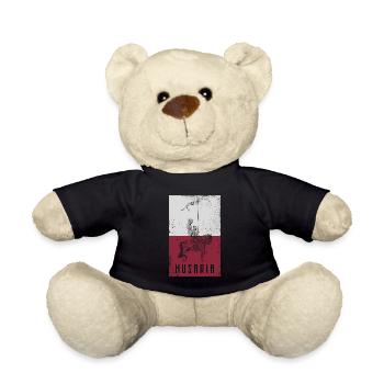 Polen Husaria Husaren Kavallerie Militär Geschicht - Teddy - Schwarz - Vorne