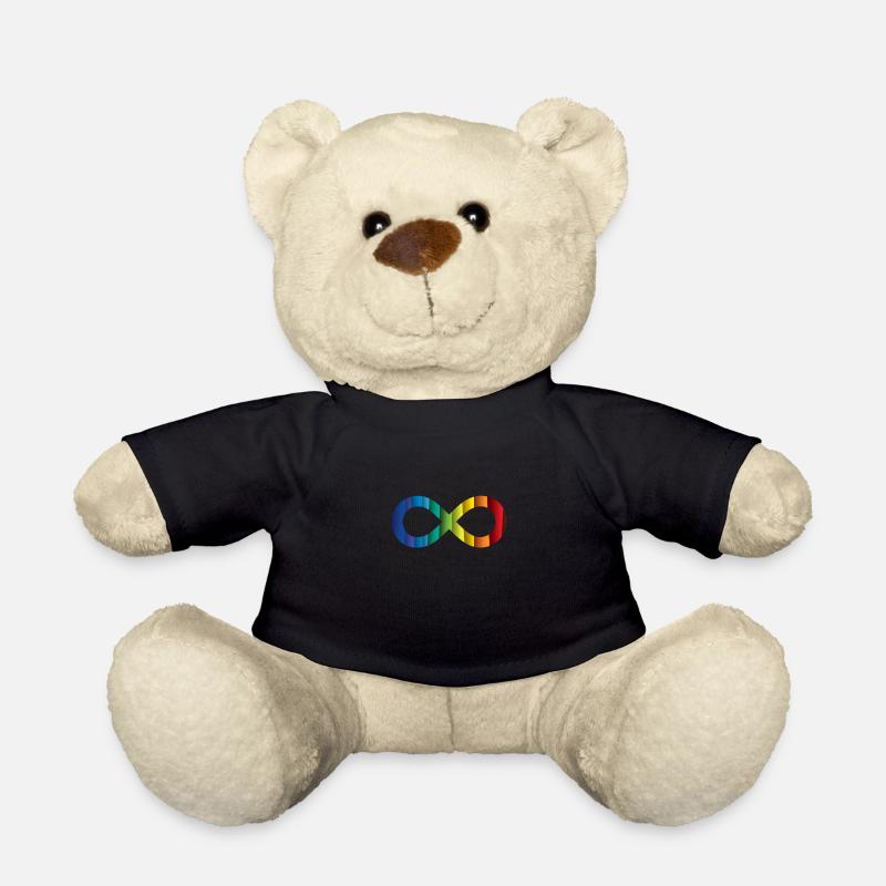 Infinity Sign - Infinity - Infinity - Teddy Bear - black
