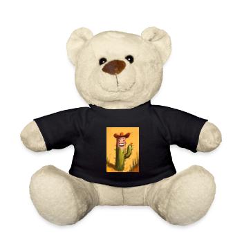 Lachender Kaktus in der Wüste - Teddy - Schwarz - Vorne