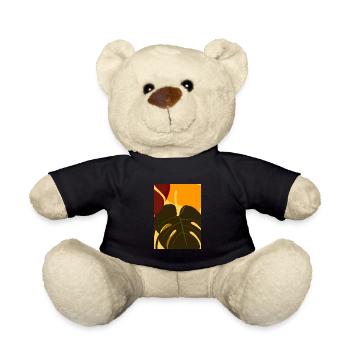 Monstera Pflanze Zusammenfassung - Teddy - Schwarz - Vorne