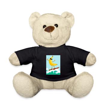 Surfen Banane - Teddy - Schwarz - Vorne