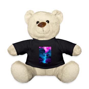 Mystischer Wasserfall - Teddy - Schwarz - Vorne